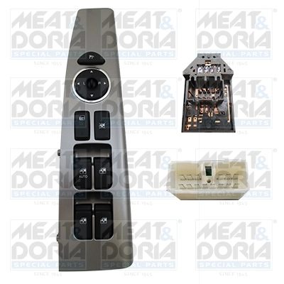 Switch, window regulator